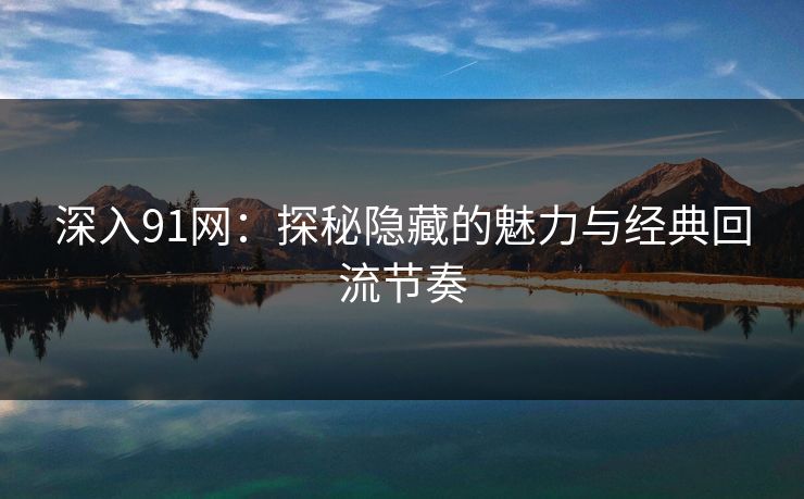 深入91网：探秘隐藏的魅力与经典回流节奏